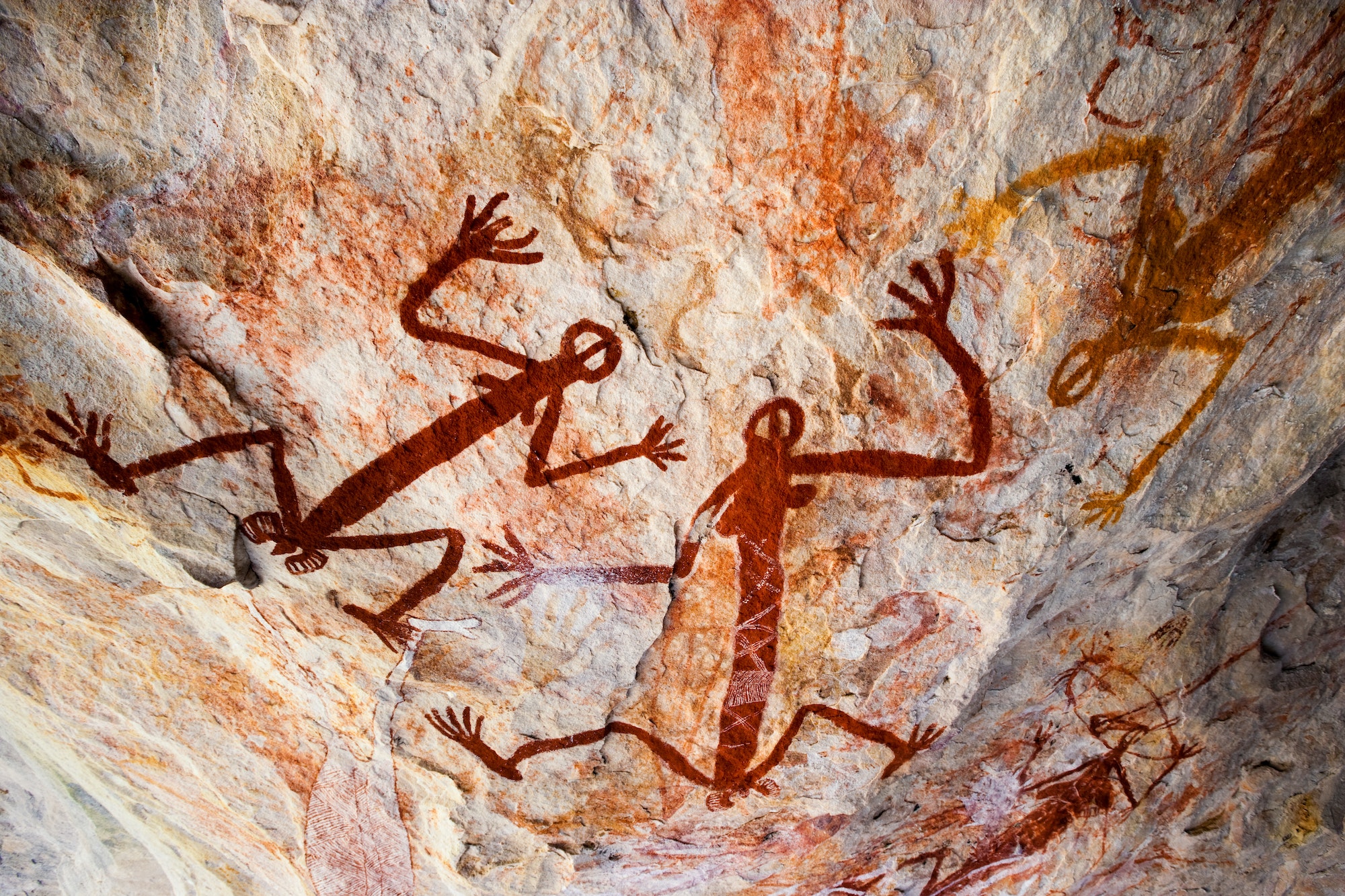 Aboriginal pictograph, Kakadu National Park, Arnhem Land, Australia